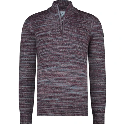 Afbeelding van State of Art Trui Half Zip Rood/dessin XL