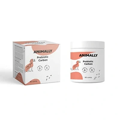 Afbeelding van Animally biologische honden en katten supplement Prebiotische Koolstof darmtransit 60 tabletten