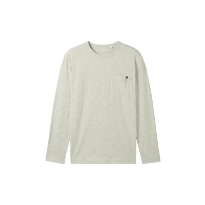 Afbeelding van TOM TAILOR T shirt met lange mouwen voor heren, 10668 Sky Captain Blue, XL