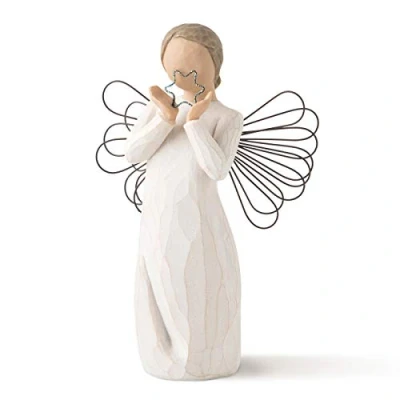 Afbeelding van Willow Tree 26150 figuur beschermengel Een ster waakt over jou, natuur, 3,8 x 14 cm