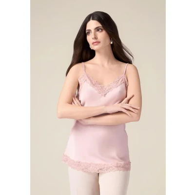 Afbeelding van Oltre Pyjamashirt, Dames, Maat: Medium, Rosa