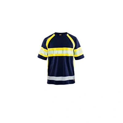 Afbeelding van Blaklader UV T shirt High Vis 3337 1051 Marine/High Geel