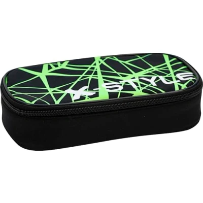 Afbeelding van 5x Schooletui leeg Eberhard Faber jumbo X Style black/neon green