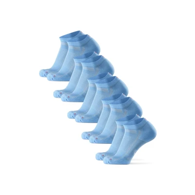 Afbeelding van Danish Endurance LONG Distance Running Lowcut 5 PACK Enkelsokken, Maat: 39 42, Light blue
