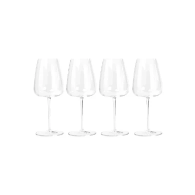 Afbeelding van Luigi Bormioli Talismano Chardonnay Grand Cru witte wijnglas 55 cl set van 4 Transparant