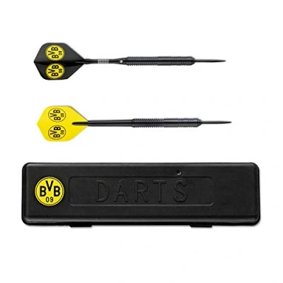 Afbeelding van Borussia Dortmund Bvb dartpile med opbevaringsboks dartpijlen, uniseks, zwart/geel, eenheidsmaat EU