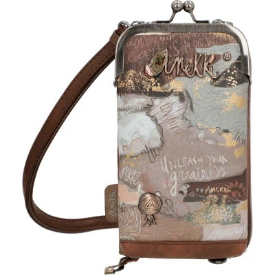 Afbeelding van Anekke Schoudertas Telefoontasje Core Outer Wallet Bag Multicolor Veelkleurig