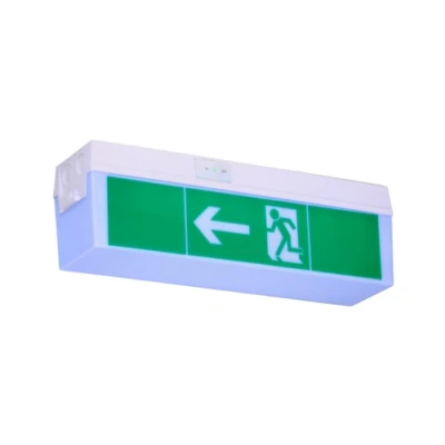 Afbeelding van LED noodverlichting symbool/tekst: nooduitgang pijl rechts/links