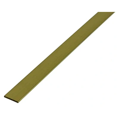 Afbeelding van Alberts 471330 platte buis messing 1000 x 15 2 mm
