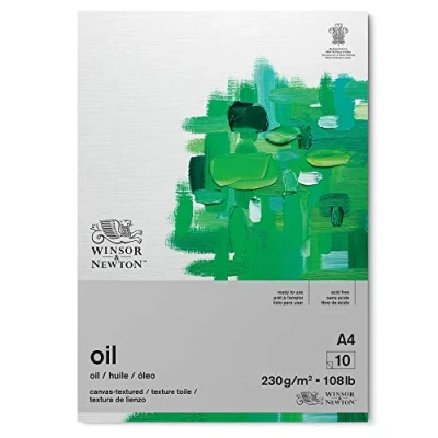 Afbeelding van Winsor &amp; Newton Olieverf Papier blok 230 grams 10 vel A4