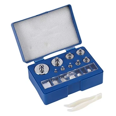 Afbeelding van Zunate Fdit kalibratiegewicht, precisiekalibratie, gramweegweegschaal, gewichtset met kalibratiegewicht pincet, 17 stuks, 211,1 g, 10 mg 100 voor digitale sieraden, weegschaal, laboratorium, studie, gewichten