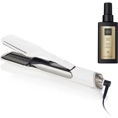 Afbeelding van ghd Duet Style White + Styling Oil Sleek Talker 95ml bundel/set/pakket