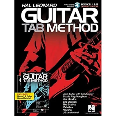 Afbeelding van Hal leonard guitar tab method Books 1 &amp; 2 guitare +enregistrements online: Combo Edition