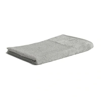 Afbeelding van möve Bamboo Luxe gastendoekje 30 x 50 cm van 60% katoen / 40% viscose bamboecellulose, zilvergrijs