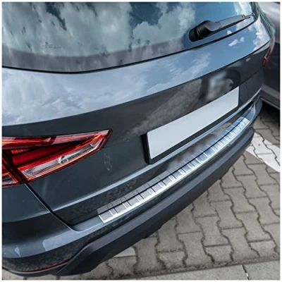 Afbeelding van tuning art BL937 Achterbumperprotector met afschuining voor Seat Arona 6P, Kleur:Zilver