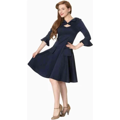 Afbeelding van Dancing Days EVERLASTING Flare jurk XS Blauw
