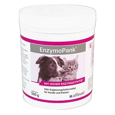 Afbeelding van EnzymoPank 500 gramm Dieetsupplement voor honden en katten Granulaatpoeder ter compensatie van een ontoereikende spijsvertering (exocriene pancreasinsufficiëntie)