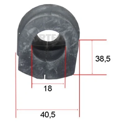 Afbeelding van Corteco Stabilisatorstang rubber 49367525