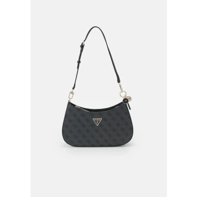 Afbeelding van Guess Noelle TOP ZIP Shoulder BAG Handtas, Dames, Maat: One Size, Coal logo