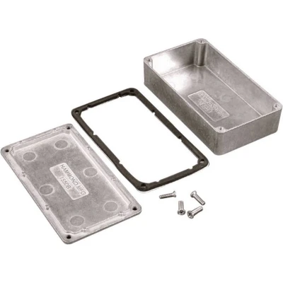 Afbeelding van Hammond Electronics 1550WDBK Universele behuizing Aluminium Zwart 1 stuk(s)