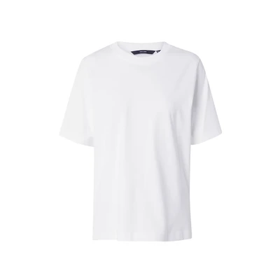 Afbeelding van Vero Moda Vmdemi Oneck Tshirt basic, Dames, Maat: Small, Snow white
