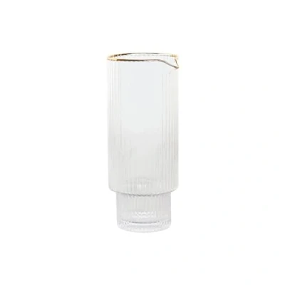 Afbeelding van Home Esprit Kruik Transparant Gouden Kristal