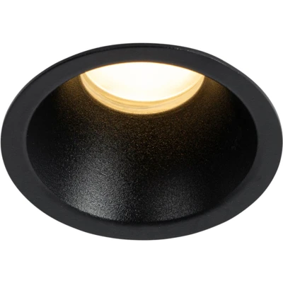 Afbeelding van QAZQA Moderne inbouwspot zwart 35 mm IP44 Dept