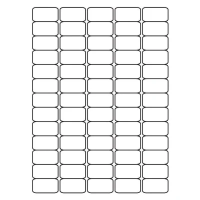 Afbeelding van A4 etiketten 38 x 21,2 mm wit (100 vel)