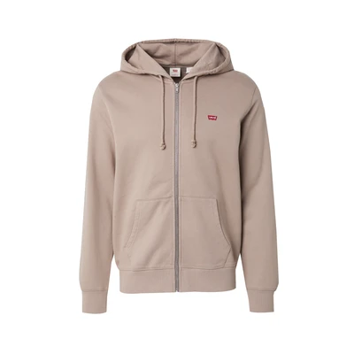 Afbeelding van LEVI&#039;S ® Sweatvest &#039;Housemark Zip Up Hoodie&#039; beige / rood