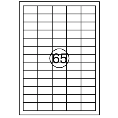 Afbeelding van Etiket Quantore 38X21.2mm 975stuks