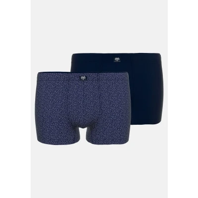 Afbeelding van Ceceba 2ER PACK Boxerbriefs, Heren, Maat: 7XL, Blau dunkel allover