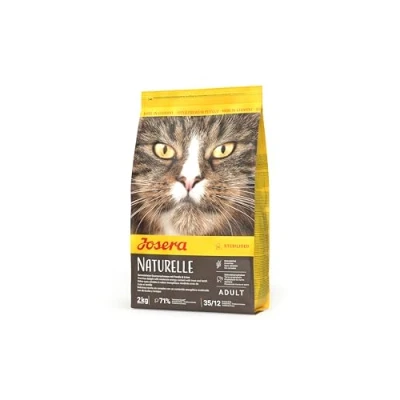 Afbeelding van Josera Naturelle Kattenvoer met matig vetgehalte, 3 x 2 kg, graanvrij kattenvoer, ideaal voor gesteriliseerde katten, super premium droogvoer volwassen verpakking van stuks