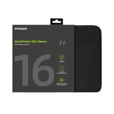 Afbeelding van Innostyle® Omniprotect Slim Laptoptas 16&quot; Waterdichte Zwart