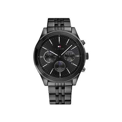 Afbeelding van Tommy Hilfiger Heren analoog quartz horloge met roestvrijstalen band 1791738