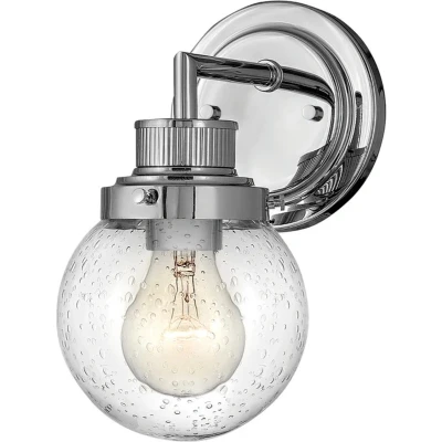 Afbeelding van Hinkley LED Badkamerarmatuur Poppy 1X E27 Max 60W IP44 Polished Chrome