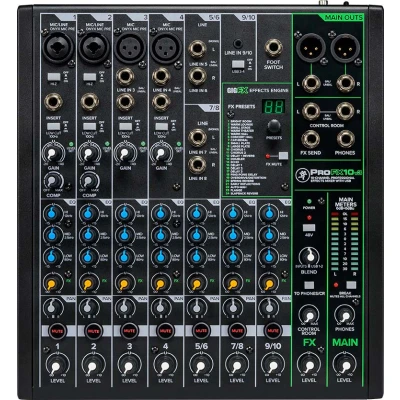 Afbeelding van Mackie ProFX10v3 10 Channel USB Mixer