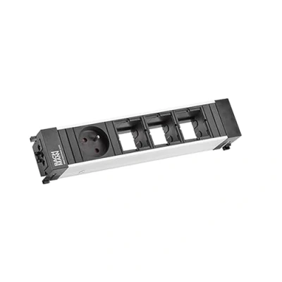 Afbeelding van Bachmann, Stekkerdoos, CONFERENCE / TOP Frame voor contactdoosstrook (1 x, CEE 7/5, 7/3)