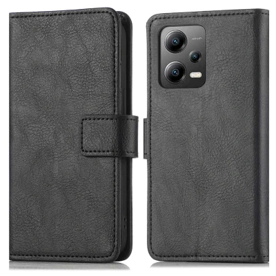 Afbeelding van Xiaomi Poco X5 5G Hoesje Kunstleder iMoshion Bookcase Zwart Telefoonhoesje