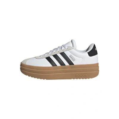 Afbeelding van adidas Uniseks Kind VL COURT BOLD SHOES JUNIOR, Cloud White/Core Black/Gum, 36 EU