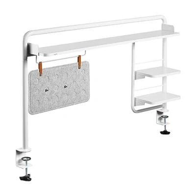 Afbeelding van Schrijftafel (voor klemmen) voor bureaus met een breedte van min. 120 cm, magnetisch memobord