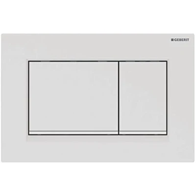 Afbeelding van Geberit bedieningsplaat Sigma30 e to c matwit witte strook