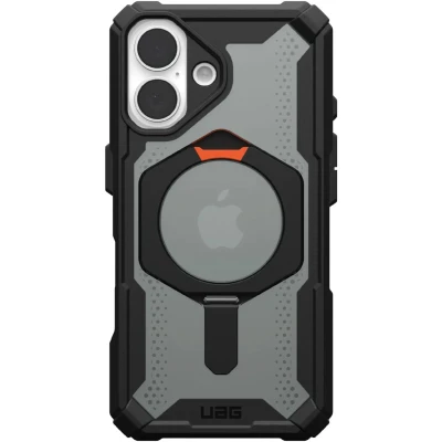 Afbeelding van Apple iPhone 16 MagSafe Hoesje Kunststof UAG Hardcase/Backcover Zwart Telefoonhoesje Shockproof/Valbescherming