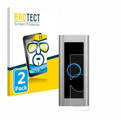 Afbeelding van BROTECT Screenprotector voor Ring Video Doorbell Pro 2 Folie Beschermfolie transparant (2 Stuks)