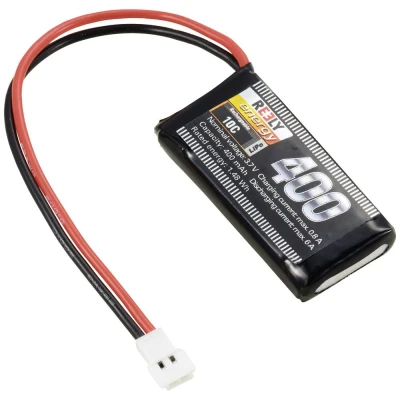 Afbeelding van Reely LiPo accupack 3.7 V 400 mAh Aantal cellen: 1 10 C Softcase Kabelschoen