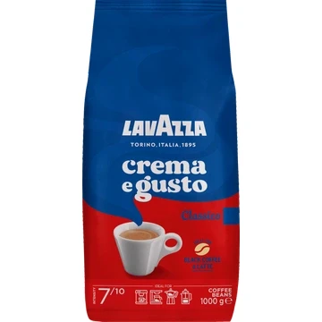 Afbeelding van 25% korting met code Lavazza Koffiebonen Crema e Gusto Classico 1 stuk kg