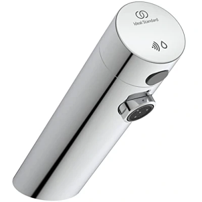 Afbeelding van Ideal standard sensorflow infrarood wastafelkraan zonder menging chroom batterij 6v a7556aa
