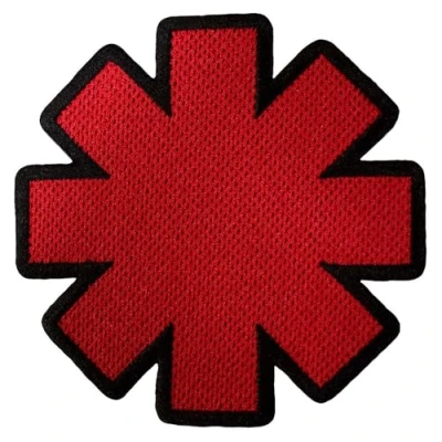 Afbeelding van Red Hot Chili Peppers Asterisk Cut Out Patch Rood