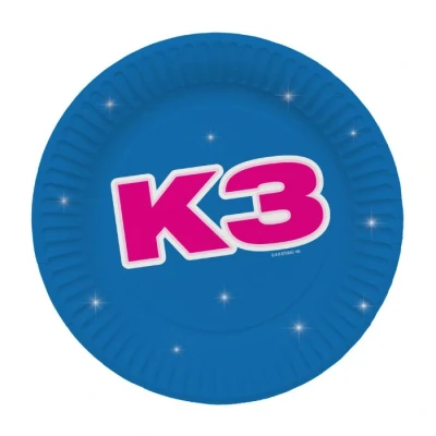 Afbeelding van K3 borden 23cm 8 stuks
