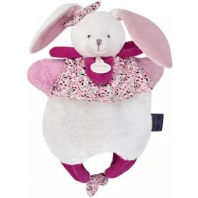 Afbeelding van Doudou et Compagnie DC3825 knuffeldier haas kersen roze 30 cm