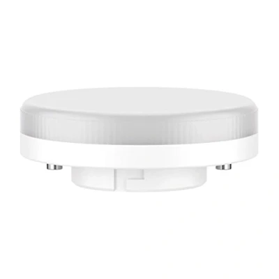 Afbeelding van ledscom.de GX53 LED lamp, warm wit (2700 K), 4,2 W, 372lm, 96, mat, spot, GX 5,3, 5.3, plat, spaarlamp, flikkervrij, plafondlamp, inbouwlamp, spaarlamp